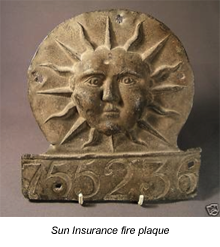 Sun Insurance fire plaque