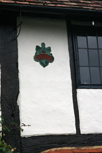 Fire insurance plaque on a house in Great Horwood