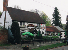 The White Horse in its summer finery