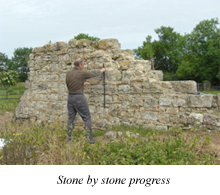 Stone by stone progress