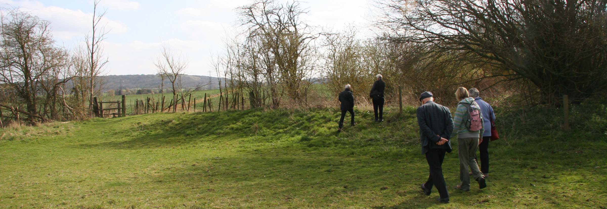 BAS members inspecting a section of the outer enclosure