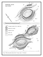 Plan of medieval pottery kilns excavated in advance of construction of the M40, Denham