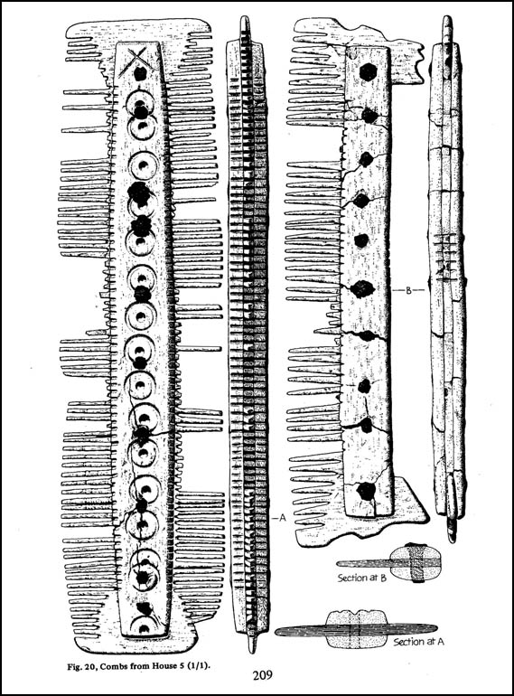 An Anglo-Saxon comb from Walton, Aylesbury